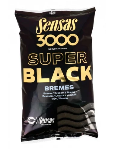 Groundbait SENSAS 3000 Super Black Bremes 1kg
