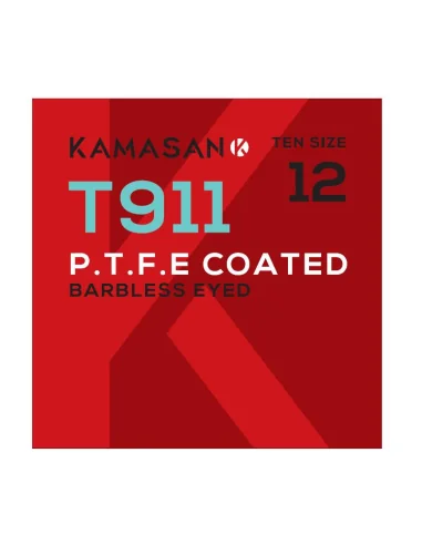 Kamasan T911 P.T.F.E Barbless Eyed Hooks - size
