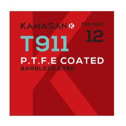 Kamasan T911 P.T.F.E Barbless Eyed 18 Hooks KAMASAN - 1