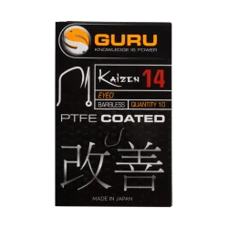 Guru Kaizen Barbless Eyed Hooks 10 GURU - 1 2