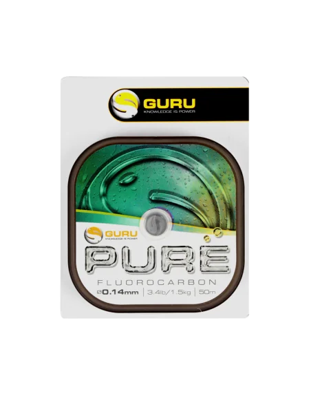 Guru Pure Fluorocarbon 50m 0.08mm GURU - 1