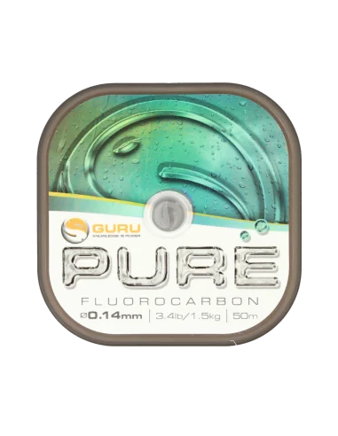 Guru Pure Fluorocarbon 50m – 0.12mm