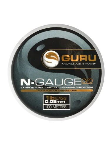 Monofilament Guru N-Gauge Pro 100m – 0.10mm