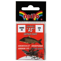 Hooks MILO AS CARBONE 110 20pcs 22 MILO - 1 2