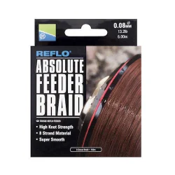 Preston Reflo Absolute Feeder Braid 150m 0.08mm PRESTON - 1 2