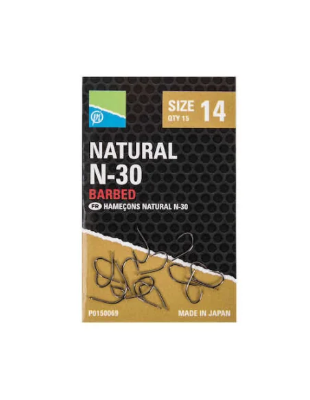 Preston Natural N-30 10 Hooks PRESTON - 1