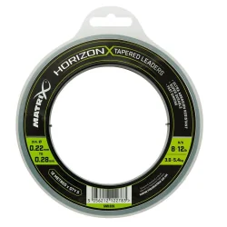 Matrix Horizon X Tapered Leaders 0.22 - 0.28mm MATRIX - 1