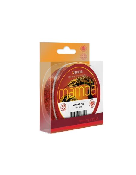 Fishing line Delphin MAMBA Feeder Fire 0.16mm 300m DELPHIN - 1