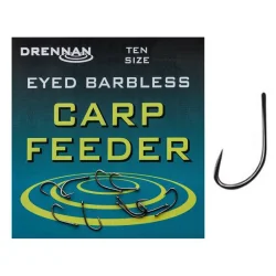 Drennan CARP FEEDER Barbless Hooks No. 12 DRENNAN - 1