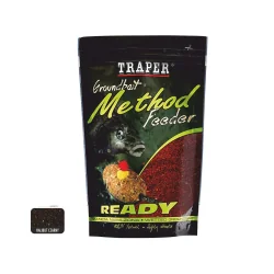 Groundbait Traper Method Feeder Ready Halibut Black 750g TRAPER - 1