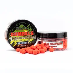 Dumbels Traper MF Sinking 8-10mm 50g Strawberry TRAPER - 1