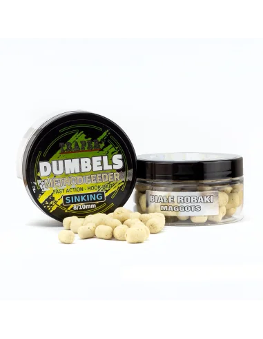 Dumbels Traper MF Sinking 8-10mm 50g White Worms