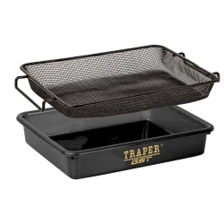TRAPER Small Black Litter Box with 3mm Strainer TRAPER - 1