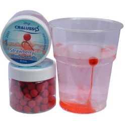 Kulki Cralusso Cloudy Mini Boilie 8mm Strawberry CRALUSSO - 1