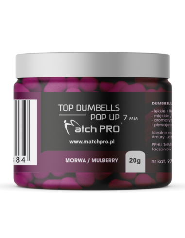 Dumbells MATCHPRO Pop Up Mulberry 7mm 20g